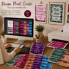 digital watercolor abstract printable paper