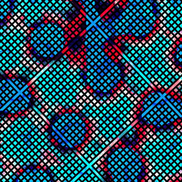 Blue-abstract-crossweave-pattern