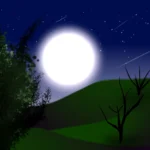 Moonlight-digital-painting-free-printable