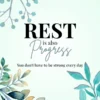 wallart affirmative homedecor therapy calm typographic display 72
