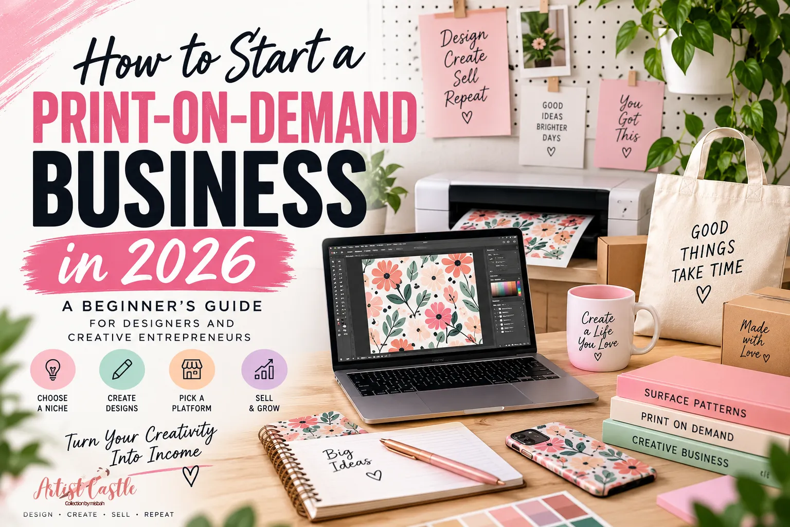 How to start a print-on-demand business in 2026 – beginner guide for designers and creative entrepreneurs